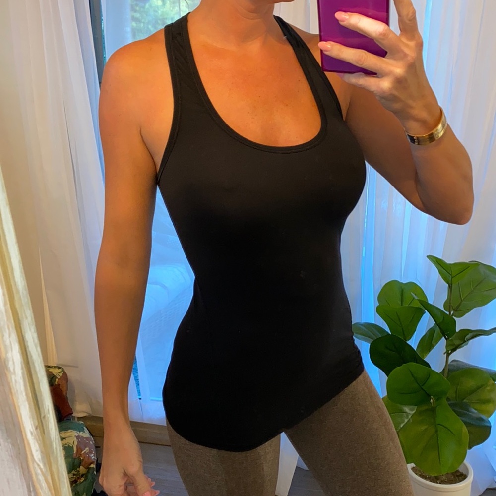Athleta black Racerback